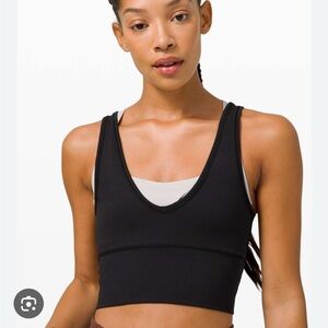 Lululemon Power Pivot Black Ribbed Athletic Tank Top Reversible! 6